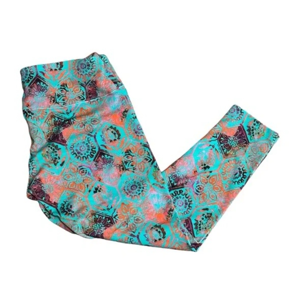 Soft Surroundings Moroccan Print Capri Leggings XS